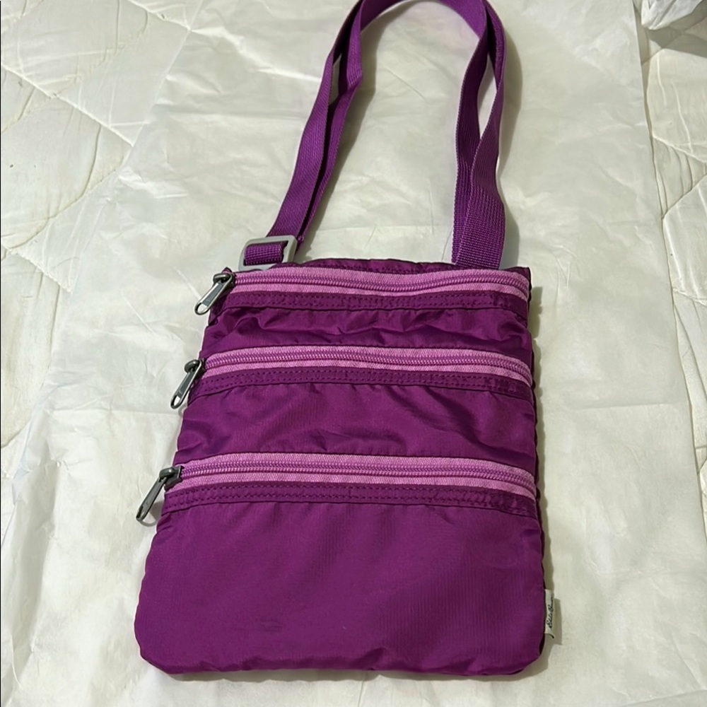 Eddie Bauer Purple Crossbody Bag